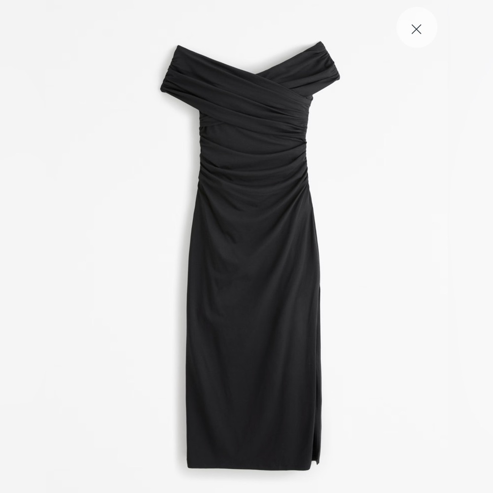 Abercrombie & Fitch Off-The-Shoulder Knit Midi Dress - Picture 5 of 7